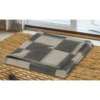 Одеяло полушерстяное, цвет серый плотность 500