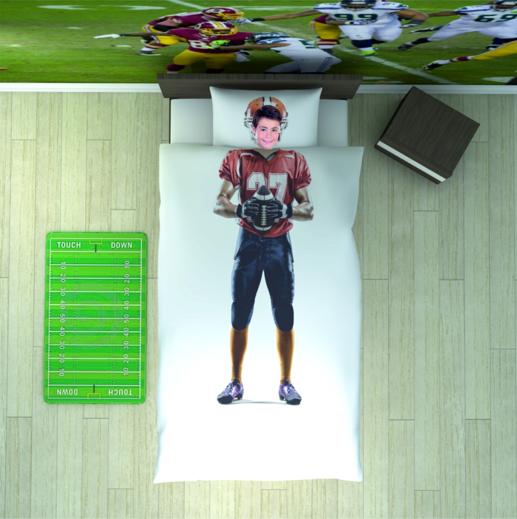 Креативное постельное белье Американский футболист