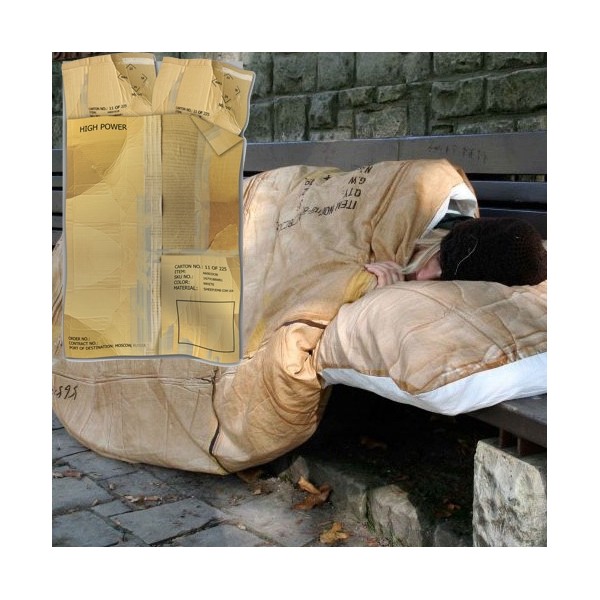 Креативное постельное белье Бездомный