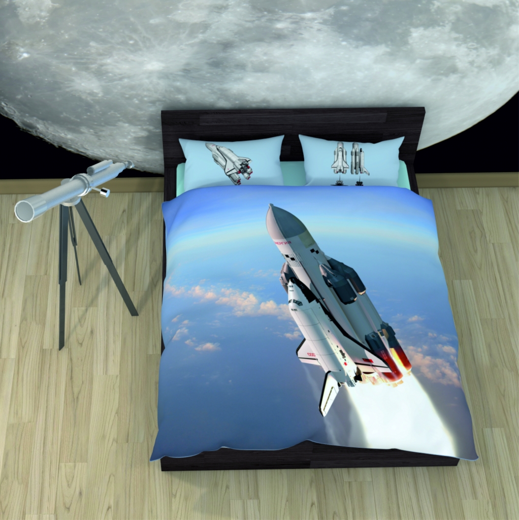 Креативное постельное белье Космический корабль Буран