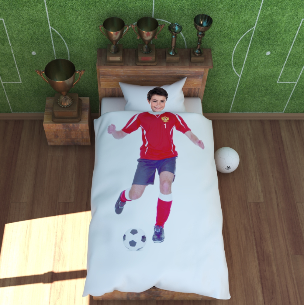 Креативное постельное белье Футболист